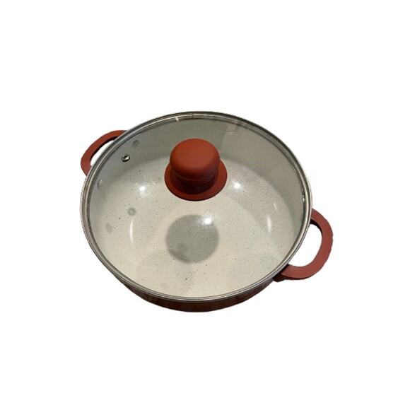 Copper Ceramic Nonstick Caldero Pot with Glass Lid – Everyday Cooking - Picture 2 of 2